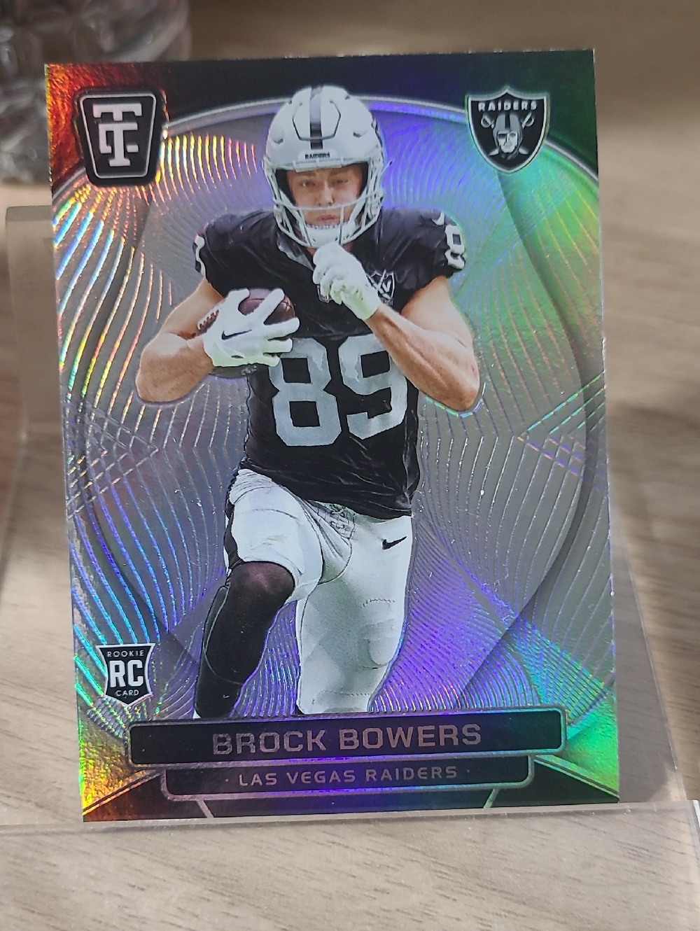 Panini Raiders Black White Brock Bowers Player 2024 Totally Certified